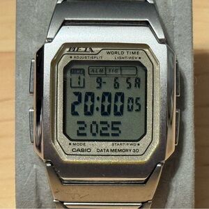 Casio ME-120 Meta Data Memory Vintage Meza 1828 Mod Men's Digital Watch ME120